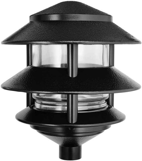 RAB 5-Tier Landscape Lawn Light 75W 1220 Lumens A-19 – Black Finish