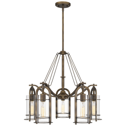 Quoizel QZL-TOS5026 Coastal Chandelier 5 lights statuary