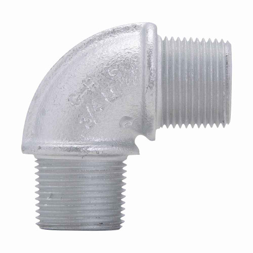 Eaton Crouse-Hinds EL Series 90° Male Conduit Elbows - Feraloy® Iron Alloy Rigid/IMC Threaded
