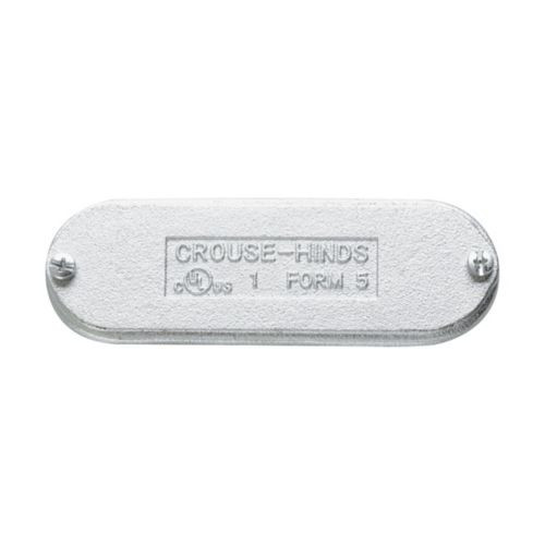 Crouse-Hinds Form 5 Cast Iron Conduit Outlet Body Cover Plates for Ordinary Locations