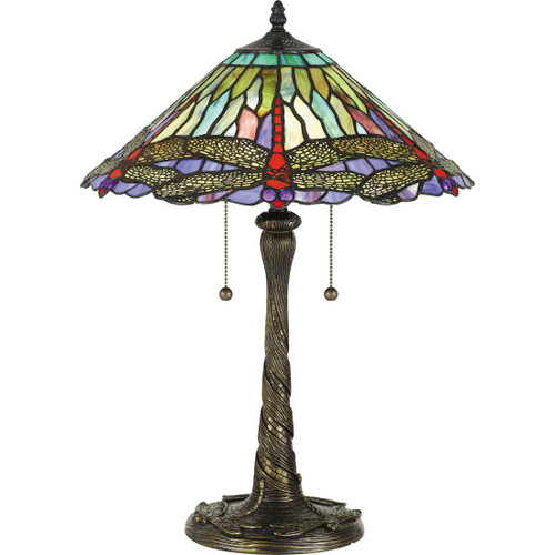 Quoizel QZL-TF5220 Traditional Table lamp tiffany 2 light