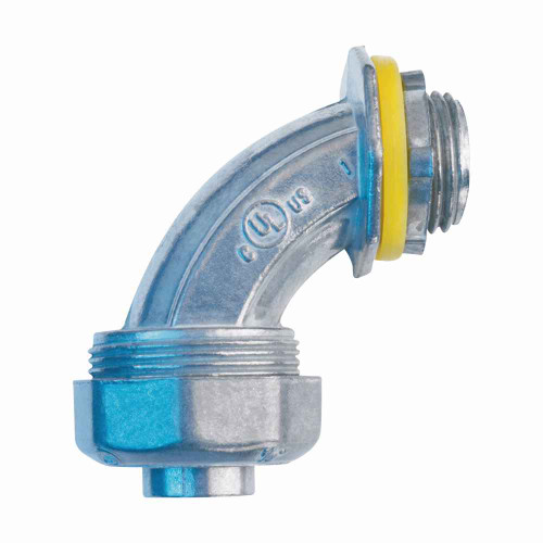 Eaton Crouse-Hinds Zinc Die-Cast 90° Liquidtight Connectors - FMC Flexible Conduit Series