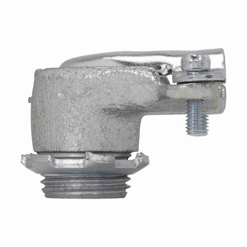 Eaton Crouse-Hinds FMC duplex type connector, AC/MC and FMC, 90° angle, Malleable iron, 3/8"