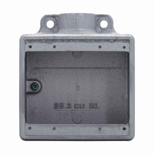 Eaton Crouse-Hinds Condulet FD Series 2 Gang Device Box, Deep, Feraloy Iron Alloy