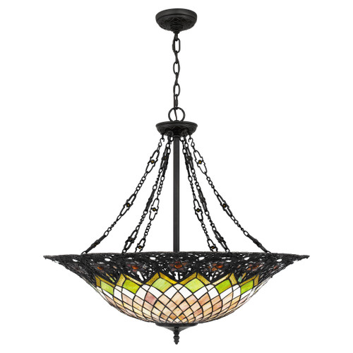 Quoizel QZL-TF1901 Traditional Foyer fixture vint brnz 32"d