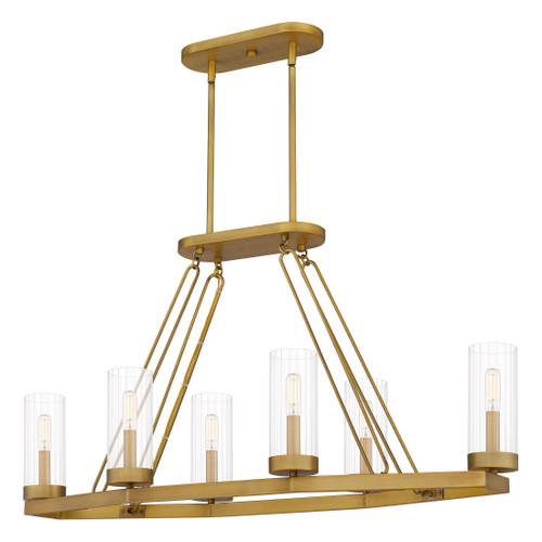 Quoizel QZL-VLS640 Traditional Linear chandelier 6 lights