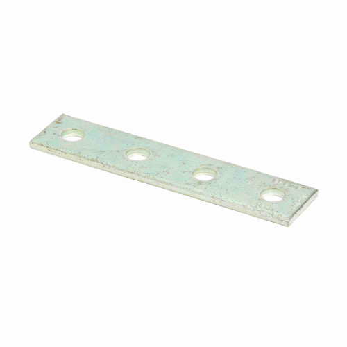 Eaton B-Line Series Spring Nut Four-Hole Splice Plate Steel 7.25" Length Electro-Plated Zinc