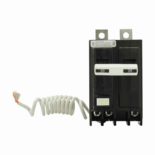 Eaton Quicklag Ground Fault Circuit Breaker 120/240V 5mA Sensitivity HACR Rated GFCI
