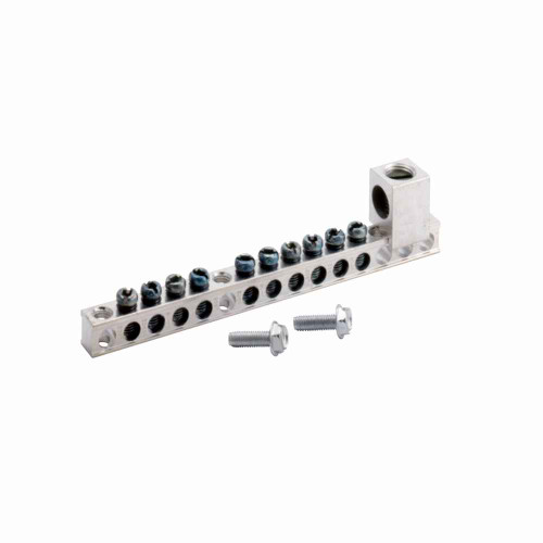 Eaton Ground Bar Kit-Terminal 1-3/4 Inch Mounting Distance, 1-2/0 lug- CH BR Loadcenters