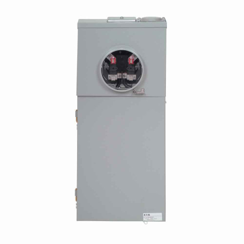 Eaton Residential Meter Breaker 200A Single-Phase 16-Circuit NEMA 3R Surface Mount Four-Jaw