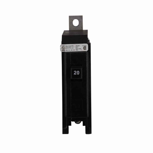 Eaton Thermal Magnetic Circuit Breaker 20A Single-Pole 277V 14kAIC GDB Frame GHQ Series