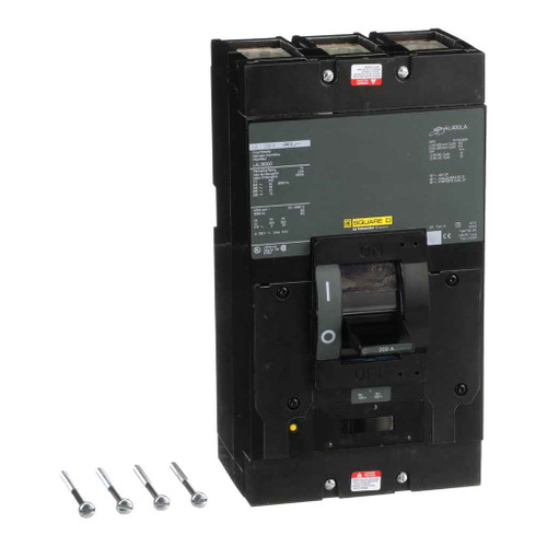 Schneider LAL 3-Pole Molded Case Circuit Breakers — 125A to 400A