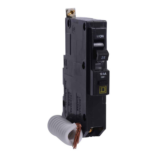 Schneider Mini Circuit Breaker, QO, 1 Pole, 120VAC, 10kA, Bolt On