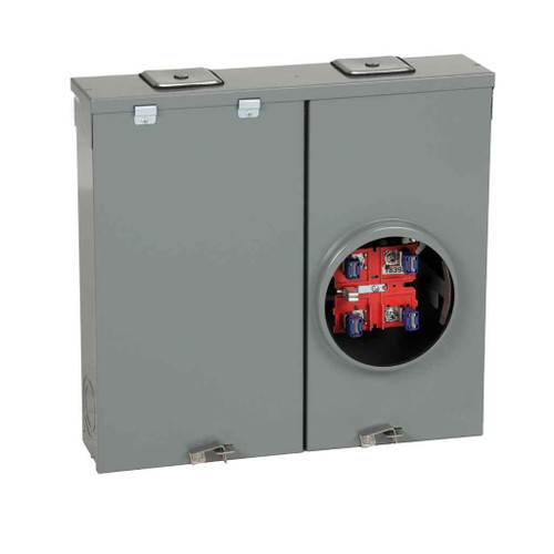 Schneider Meter Mains, QO, CSED, Ringless Socket, 200A, Surface Mount, No Bypass