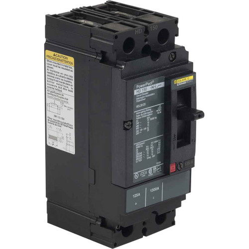 Schneider 2-Pole Molded Case Circuit Breaker Series — 15–150A Thermal-Magnetic