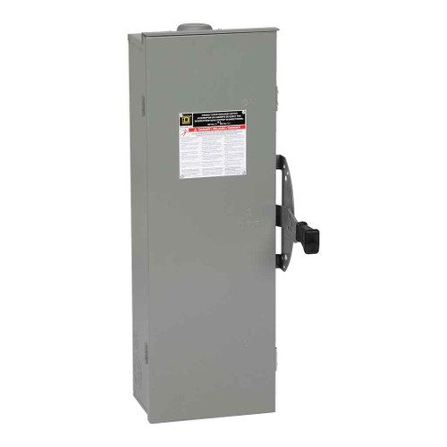 Schneider DTU36 Series Heavy-Duty Safety Switches — 30A–100A, Fusible & Non-Fusible, Standard & Rainproof (RB) Models