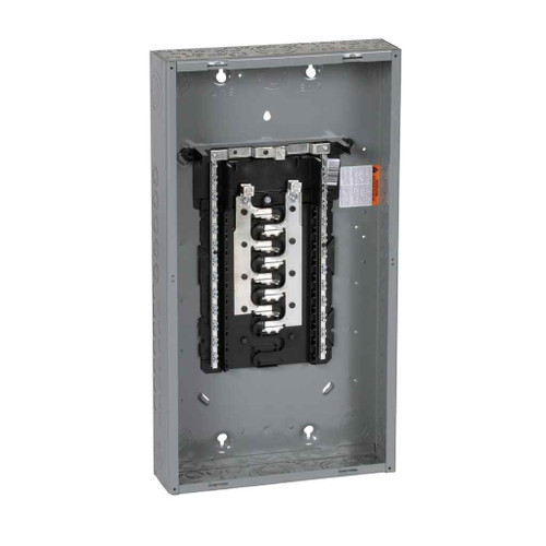 Schneider HOMeline Plug-On Neutral Load Centers — 125A Main Lug, 8–60 Circuit Indoor Panels