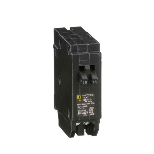 Schneider HOMT Tandem Mini Circuit Breakers — 15A–30A Dual-Function Models