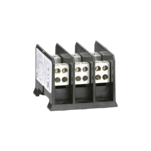 Schneider Power Distribution Block, Linergy, 3 pole, 1 line, 115A Cu, 90A Al, 600V