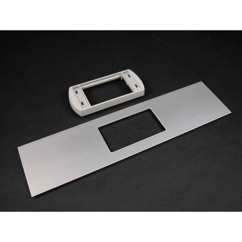 Wiremold ALA3800 Series Aluminum Raceway Cover Plates 12.0 in x 12.0 in Silver Cable Management System