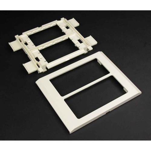 Wiremold Device Mounting Bracket 6.13" x 5.0" x 1.0" Ivory Plastic Construction