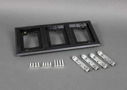 Wiremold Three-Gang Nonmetallic Carpet Flange