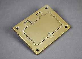 Wiremold 880W Series Powder-Coated Aluminum GFI Cover Plate