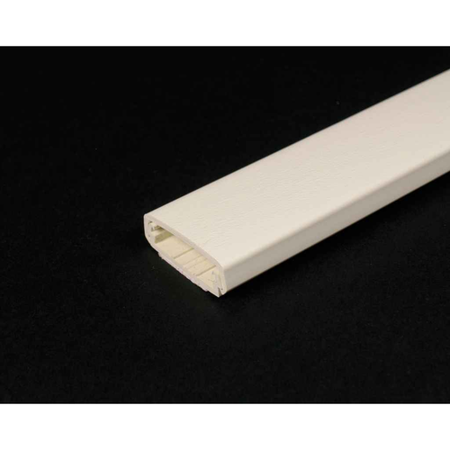 Wiremold 800 Series Cable Raceway Base & Cover 60.13" Plastic Cable Management System, 100 Pack