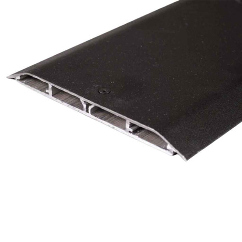 Wiremold OFR Series Overfloor Raceway Base and Cover 96" (8 FT) Black Aluminum Steel Construction - OFRBC-8