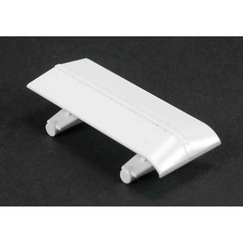 Wiremold 5400 Series Seam Cover Components 1.75 in x 0.875 in Ivory Plastic Wire Management System, 100 Pack