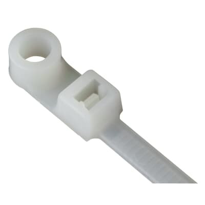 Ty-Rap Integrated Mounting Hole Cable Ties - Professional Cable Management System