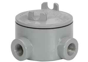 Bridgeport GRL Series - 2-Hub Round Outlet Box (Hazardous Location)