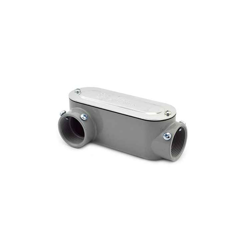 Bridgeport Fittings 2" Type LL/LR Combination Aluminum Conduit Body with Cover and Gasket