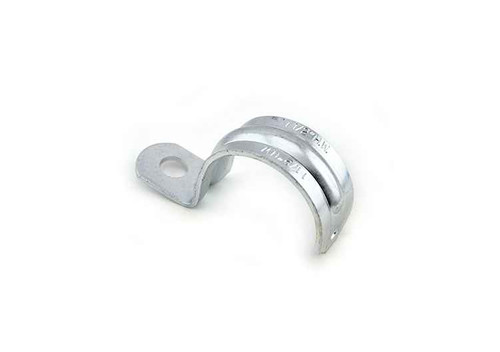 Bridgeport One Hole Pipe Straps - Zinc Plated Steel