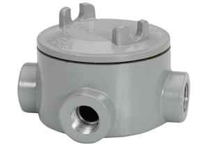 Bridgeport Hazardous Location Round Outlet Boxes - 3-Hub