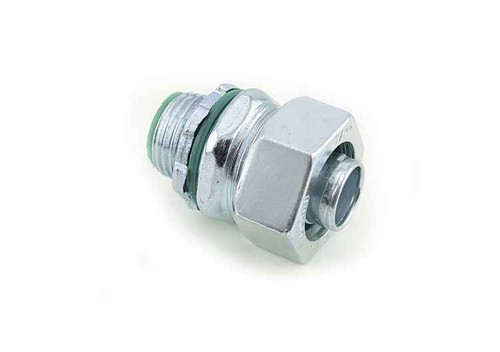 Bridgeport Liquid Tight Connectors, Straight - Steel