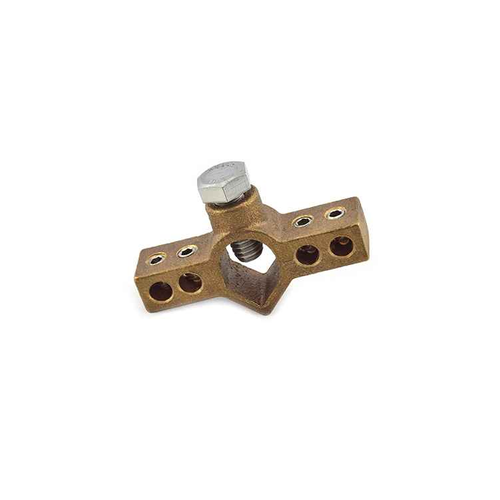 Bridgeport Fittings Mighty-Bond Intersystem Ground Rod Bridge Clamps for Professional Grounding Applications