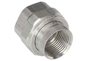 Bridgeport Steel Hazardous Location Unions - Zinc Plated Steel