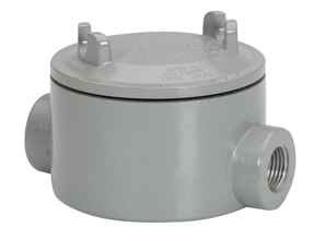 Bridgeport GRC Series - 2-Hub Round Outlet Box (Hazardous Location)