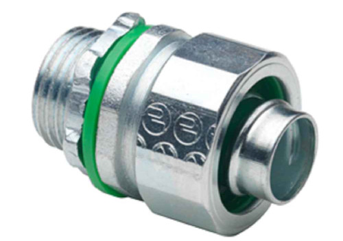 Bridgeport SLTUS Series Liquid Tight Connectors, Straight - Malleable Iron