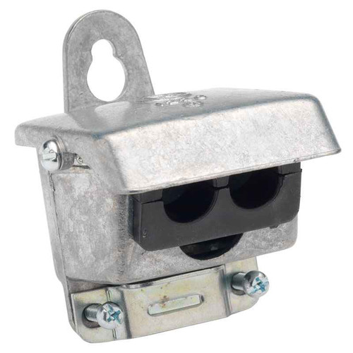 Bridgeport Entrance Caps for Oval Service Entrance Cable - Zinc Die Cast