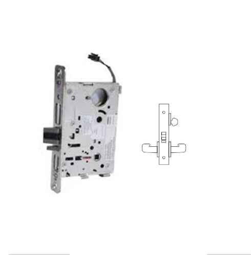 Sargent RX-70-8200 Series Electrified Mortise Lock, Single Cylinder, Power ON, Locks/Unlocks Outside Lever, Request to Exit, SFIC Disposable Plastic Core
