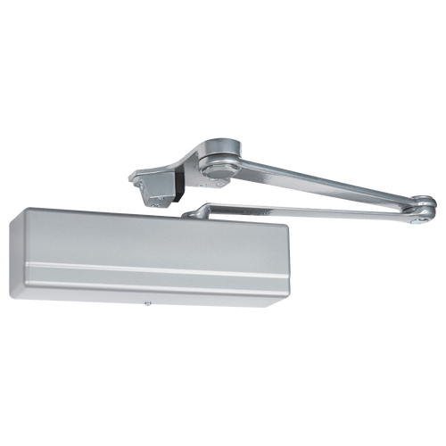 Sargent 1431-CPS TB EN Surface Door Closer, Heavy Duty Parallel Arm with Compression Stop, Thru Bolts, Sprayed Aluminum Enamel
