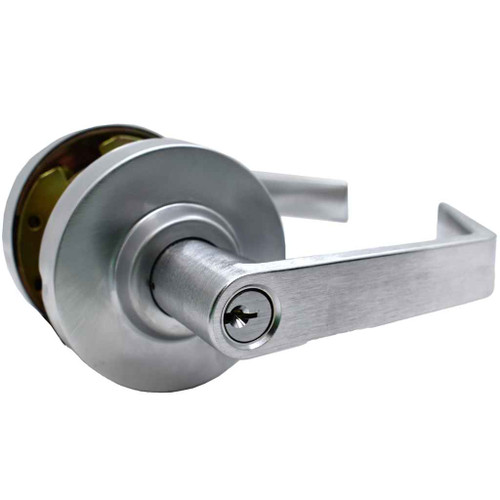 Arrow QL82SR-LE-EU Grade 1 Storeroom Sierra Lever, Schlage C Keyway - Electrified (Fail Secure), w/Out Request to Exit