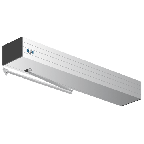 Record USA SimpleSwing Heavy Duty Surface Mounted Electromechanical Door Operator, 36" Header, Regular with Positive Stop, Push Side Mounted, Up to 48" Door, 120 Deg. Swing, Field Reversible