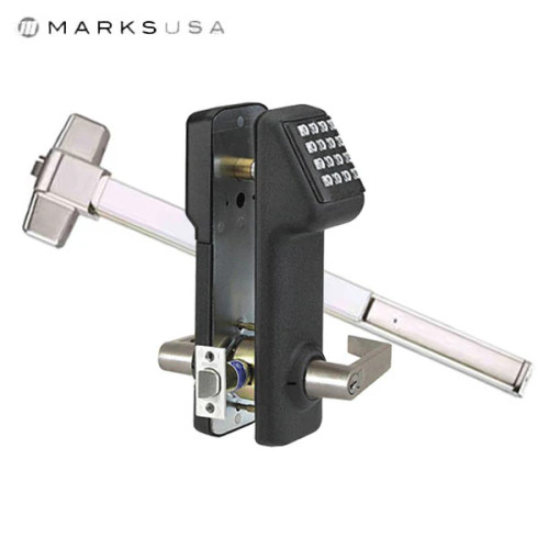 Marks USA M9900LITE IQ7Lite with M9900 Grade 1 Rim Panic Exit Device Combo