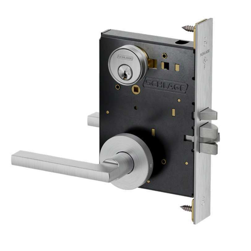 Schlage PM480 Grade 1 Storeroom with Deadbolt Mortise Lock, Keyed