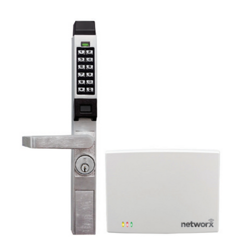 Alarm Lock PDL1300NW Series Networx Pushbutton Aluminum Door Trim, with Prox Reader, 2000 Users, 40,000 Event Audit Trail