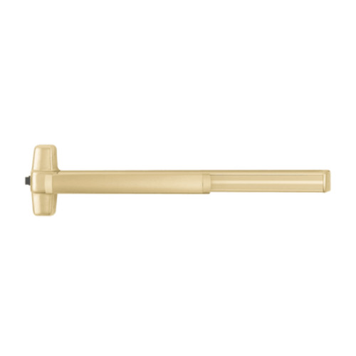 Von Duprin Grade 1 Rim Exit Bar, Wide Stile Pushpad, 36" Device, Nightlatch Function, Escutcheon Pull, Less Dogging