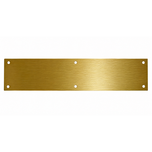 Don-Jo -90X 4X 90X4 Kick Plate with Commercial Grade .050" Metal Construction and Horizontal Grain Finish